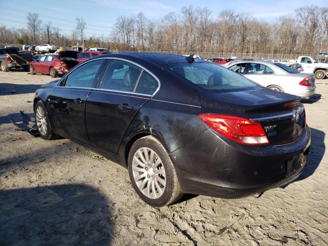 W04GV5EV9B1076678 - 2011 BUICK REGAL CXL BLACK photo 2