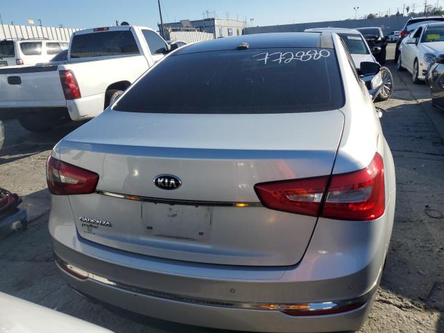 KNALN4D75G5209581 - 2016 KIA CADENZA LUXURY SILVER photo 6