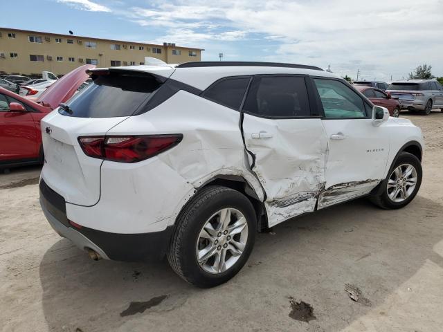 3GNKBCRSXLS642299 - 2020 CHEVROLET BLAZER 2LT WHITE photo 3