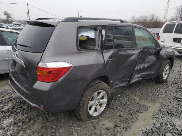 JTEDA41A192002298 - 2009 TOYOTA HIGHLANDER GRAY photo 3