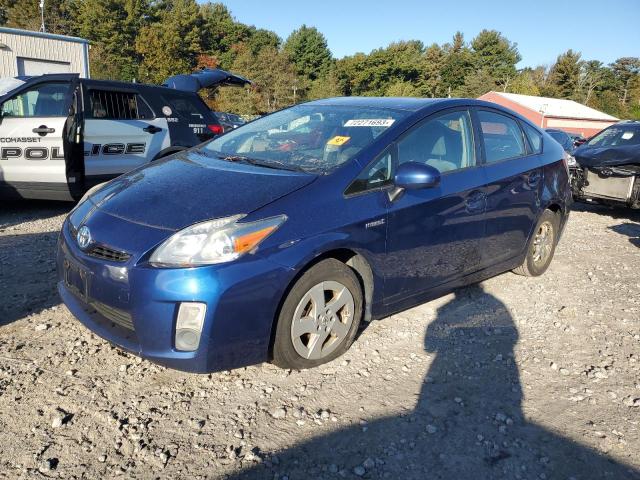 JTDKN3DU5A0167223 - 2010 TOYOTA PRIUS BLUE photo 1