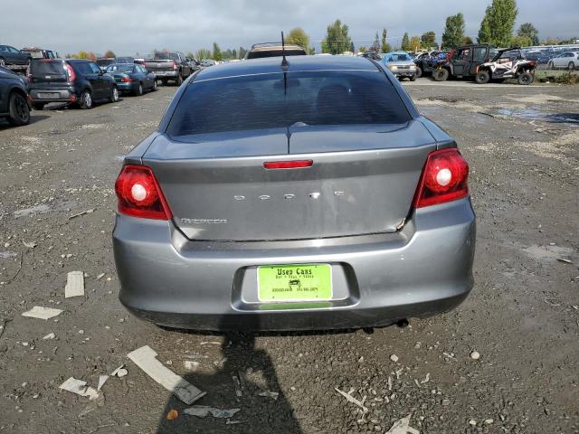 1C3CDZAB0DN630667 - 2013 DODGE AVENGER SE GRAY photo 6