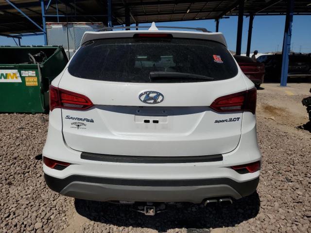 5XYZU4LA3JG562588 - 2018 HYUNDAI SANTA FE S WHITE photo 6