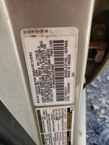 2T1BR32E64C293682 - 2004 TOYOTA COROLLA CE SILVER photo 13