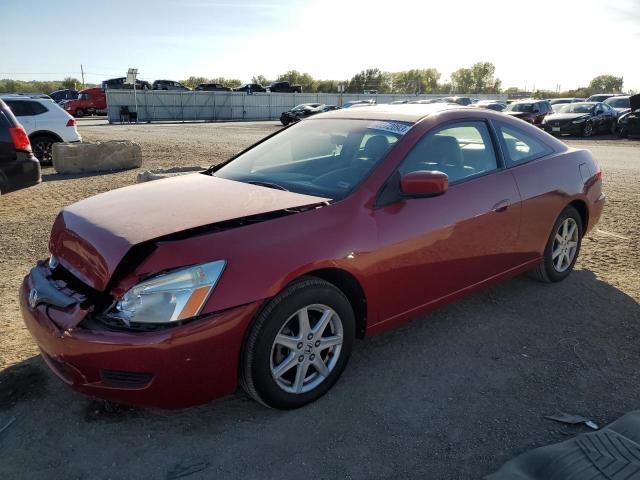 1HGCM82664A008896 - 2004 HONDA ACCORD EX RED photo 1