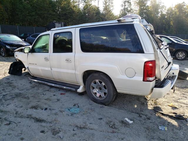 3GYFK66N65G259227 - 2005 CADILLAC ESCALADE ESV WHITE photo 2