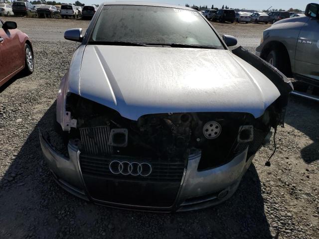 WAUAF78E37A199249 - 2007 AUDI A4 2 SILVER photo 5