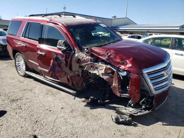 1GYS4DKJ1JR208356 - 2018 CADILLAC ESCALADE PLATINUM BURGUNDY photo 4