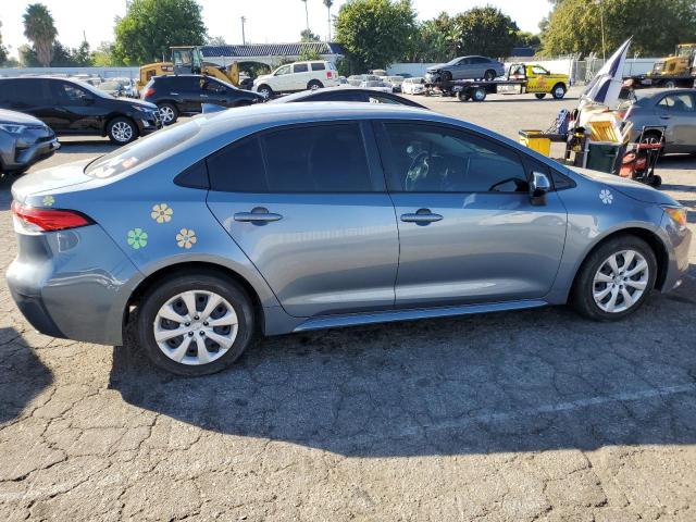 JTDEPMAE5MJ164718 - 2021 TOYOTA COROLLA LE GRAY photo 3