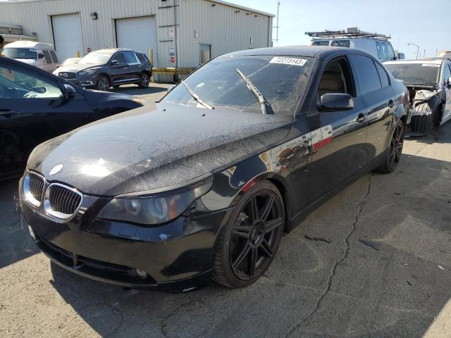 WBANE73547CM57391 - 2007 BMW 530 I BLACK photo 1