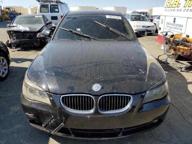 WBANE73547CM57391 - 2007 BMW 530 I BLACK photo 5