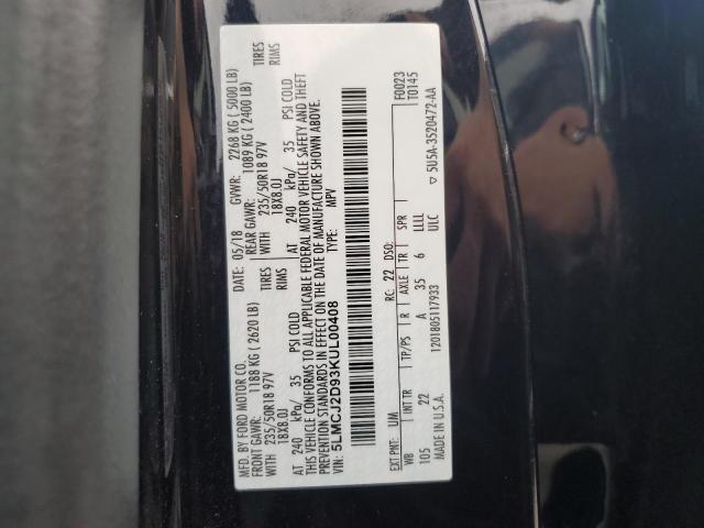 5LMCJ2D93KUL00408 - 2019 LINCOLN MKC SELECT 黑色 照片 13