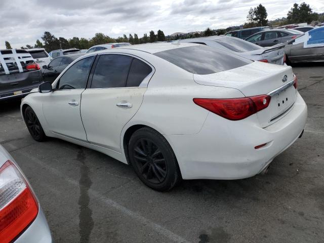 JN1BV7AP0FM346522 - 2015 INFINITI Q50 BASE WHITE photo 2