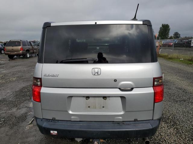 5J6YH18706L007504 - 2006 HONDA ELEMENT EX SILVER photo 6