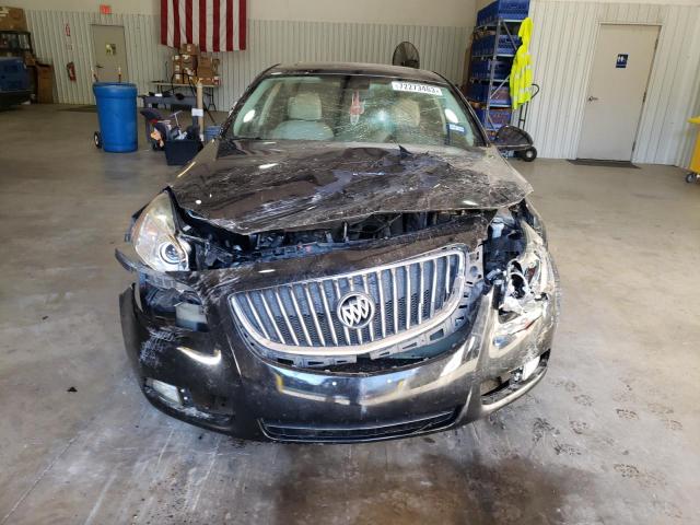 W04G15GV9B1071781 - 2011 BUICK REGAL CXL BLACK photo 5