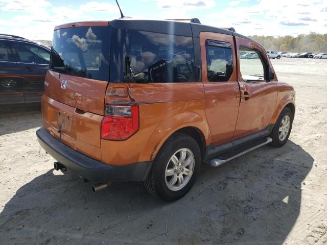 5J6YH28798L014167 - 2008 HONDA ELEMENT EX ORANGE photo 3