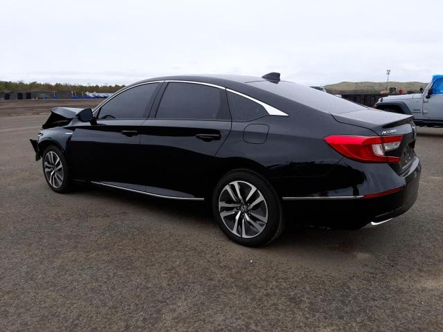 1HGCV3F55NA021254 - 2022 HONDA ACCORD HYBRID EXL BLACK photo 2