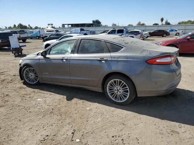 3FA6P0LU4DR338579 - 2013 FORD FUSION SE HYBRID GRAY photo 2