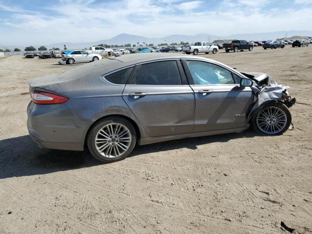 3FA6P0LU4DR338579 - 2013 FORD FUSION SE HYBRID GRAY photo 3