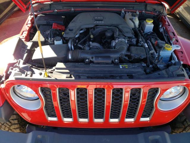 1C6HJTFG5LL170533 - 2020 JEEP GLADIATOR OVERLAND RED photo 11