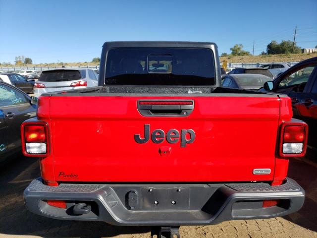 1C6HJTFG5LL170533 - 2020 JEEP GLADIATOR OVERLAND RED photo 6