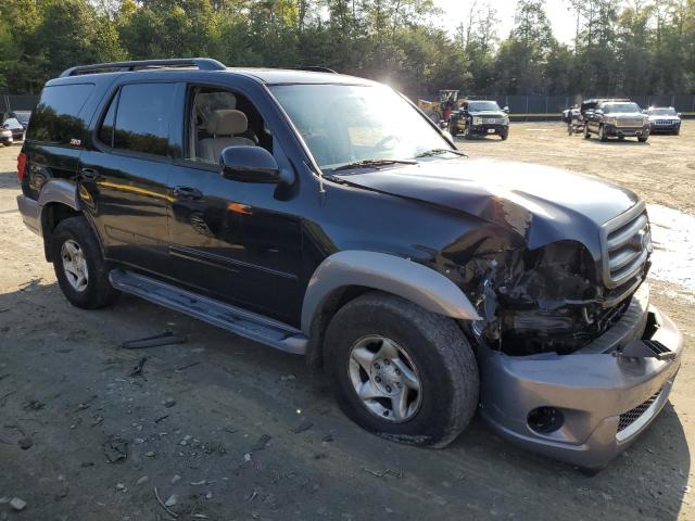 5TDBT44A71S053738 - 2001 TOYOTA SEQUOIA SR5 BLACK photo 4