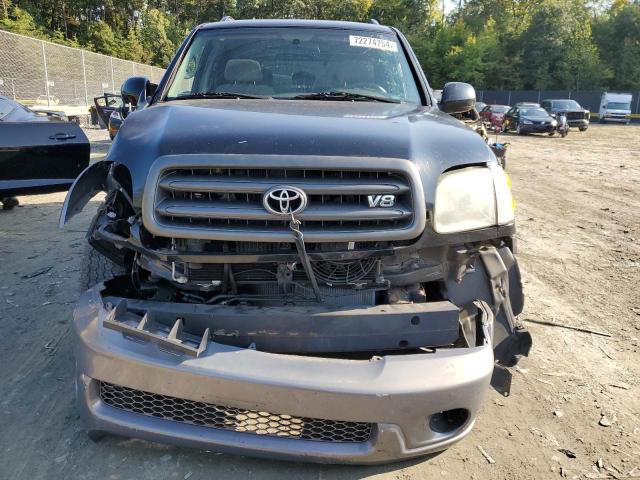 5TDBT44A71S053738 - 2001 TOYOTA SEQUOIA SR5 BLACK photo 5