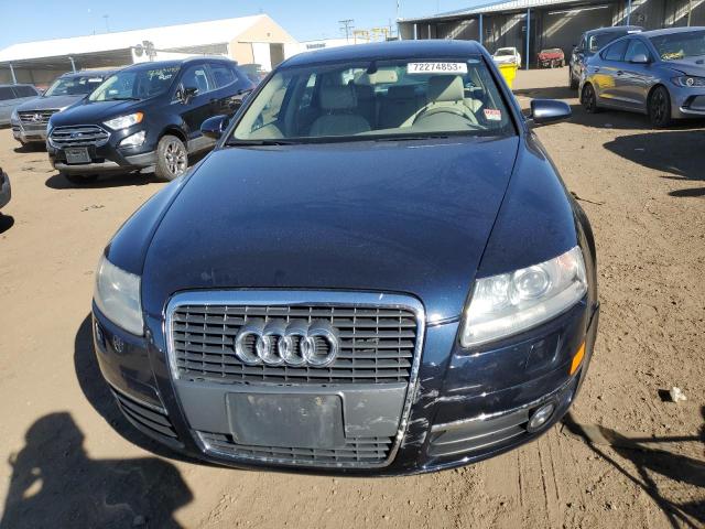 WAUDH74F57N095926 - 2007 AUDI A6 3.2 QUATTRO BLUE photo 5