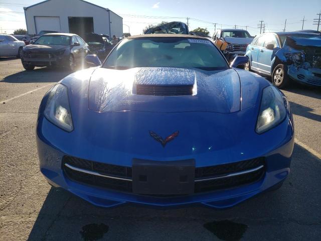 1G1YH3D78E5112584 - 2014 CHEVROLET CORVETTE STINGRAY Z51 1LT BLUE photo 5