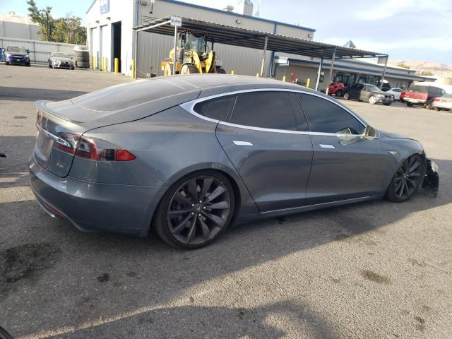 5YJSA1CP2DFP22632 - 2013 TESLA MODEL S Մոխրագույն լուսանկար 3