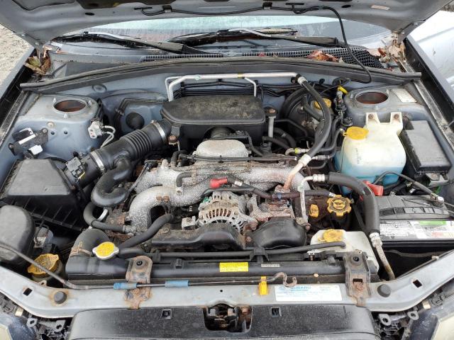 JF1SG65625H751586 - 2005 SUBARU FORESTER 2.5XS Silber Foto 11