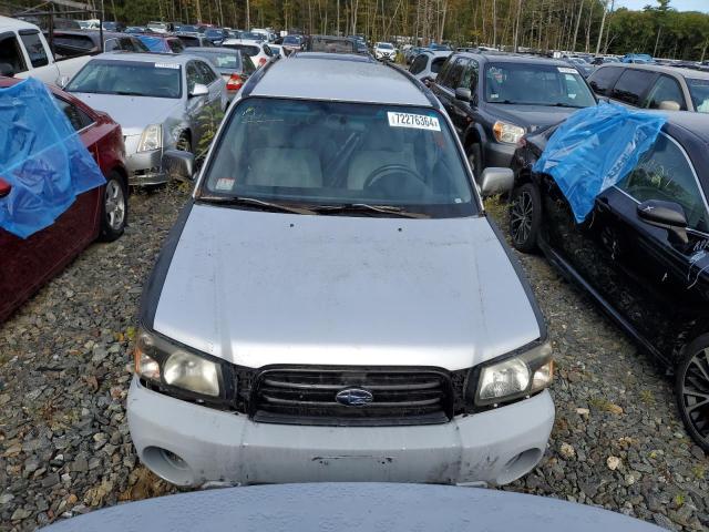 JF1SG65625H751586 - 2005 SUBARU FORESTER 2.5XS Silber Foto 5