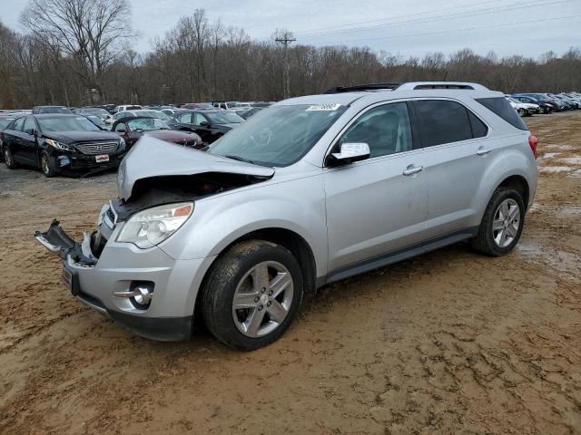 2GNFLHE35E6269216 - 2014 CHEVROLET EQUINOX LTZ SILVER photo 1