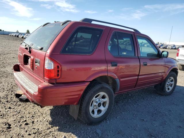 4S2DM58W844300545 - 2004 ISUZU RODEO S RED photo 3