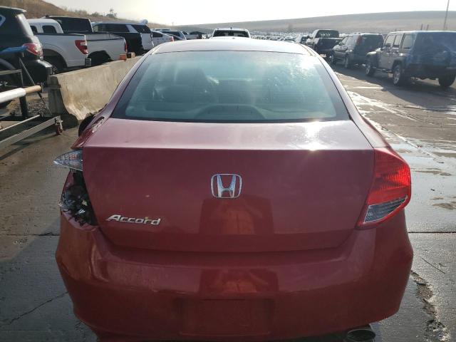 1HGCS1B31CA001775 - 2012 HONDA ACCORD LX RED photo 6