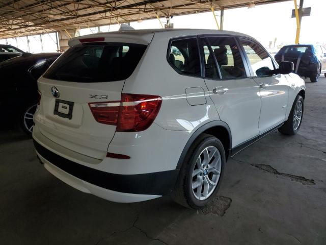 5UXWX7C50E0E82841 - 2014 BMW X3 XDRIVE35I WHITE photo 3