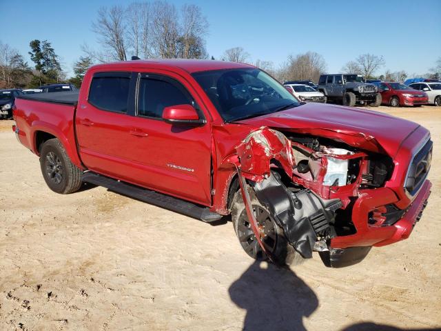 5TFAZ5CN9MX097582 - 2021 TOYOTA TACOMA DOU RED photo 4