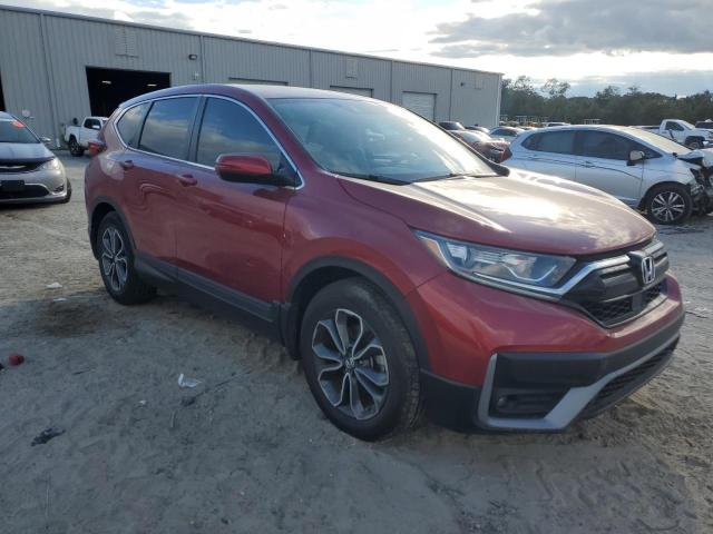 5J6RW1H58ML002833 - 2021 HONDA CR-V EX RED photo 4