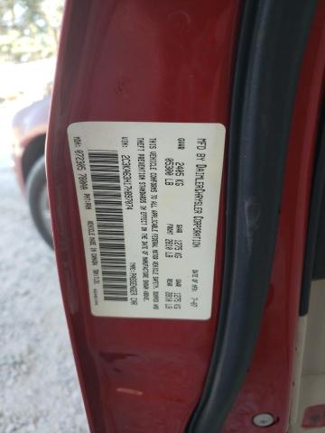 2C3KA63H17H897074 - 2007 CHRYSLER 300C BURGUNDY photo 12