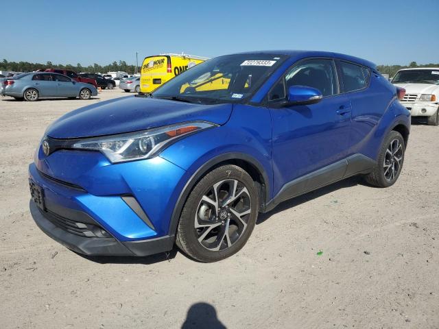 NMTKHMBX0JR006235 - 2018 TOYOTA C-HR XLE BLUE photo 1