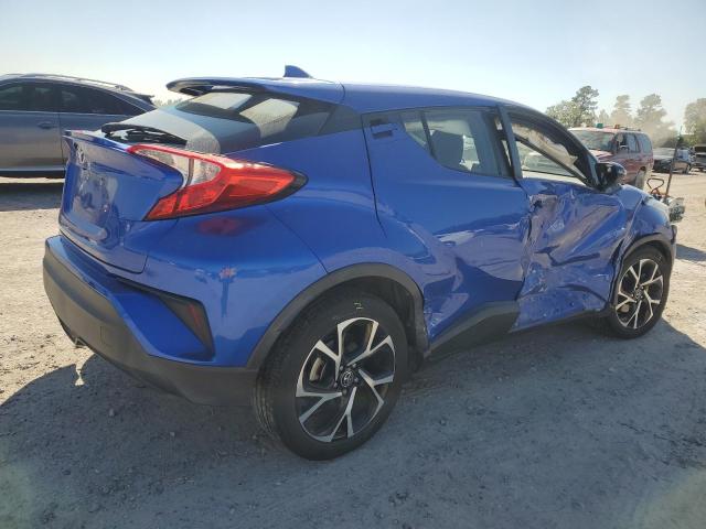 NMTKHMBX0JR006235 - 2018 TOYOTA C-HR XLE BLUE photo 3