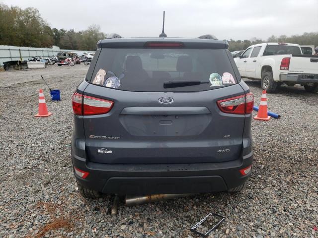 MAJ6P1UL6JC186178 - 2018 FORD ECOSPORT SE GRAY photo 6