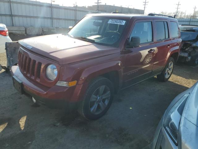 1C4NJRFB9ED509360 - 2014 JEEP PATRIOT LATITUDE RED photo 1