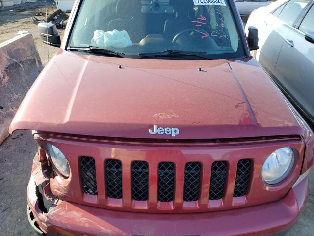 1C4NJRFB9ED509360 - 2014 JEEP PATRIOT LATITUDE RED photo 11