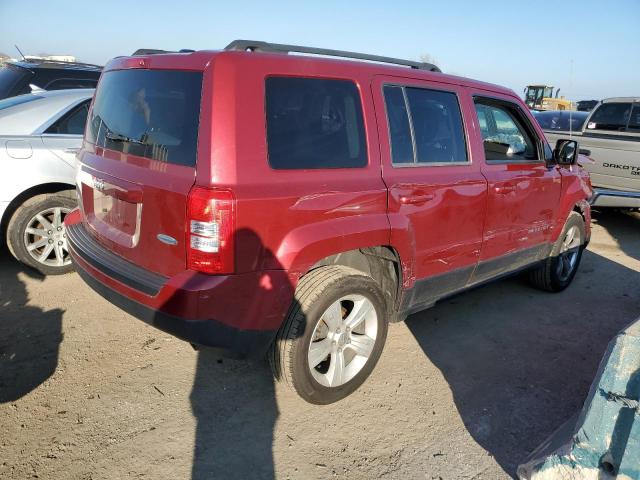 1C4NJRFB9ED509360 - 2014 JEEP PATRIOT LATITUDE RED photo 3