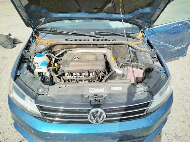 3VWD07AJ7FM400156 - 2015 VOLKSWAGEN JETTA SE BLUE photo 11