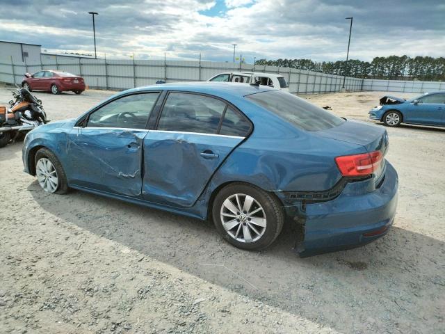 3VWD07AJ7FM400156 - 2015 VOLKSWAGEN JETTA SE BLUE photo 2