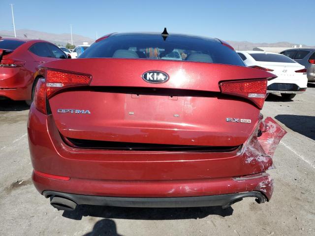 5XXGN4A72DG172893 - 2013 KIA OPTIMA EX RED photo 6