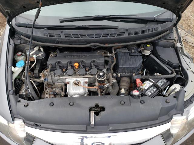 19XFA1F66BE043700 - 2011 HONDA CIVIC LX-S Մոխրագույն լուսանկար 11
