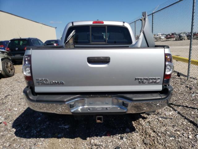 5TFJU4GN3BX009867 - 2011 TOYOTA TACOMA DOUBLE CAB PRERUNNER SILVER photo 6